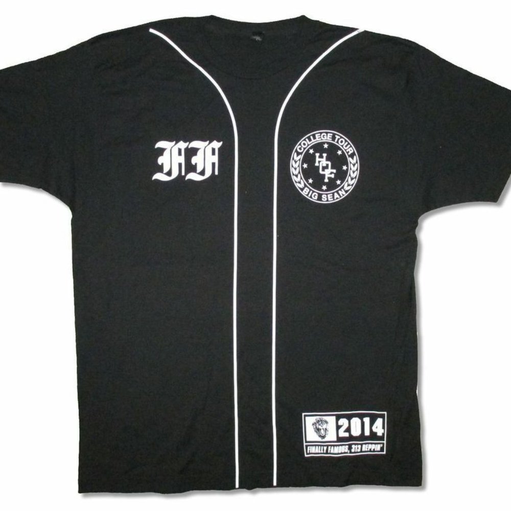 Big Sean Black 2014 College Tour T Shirt